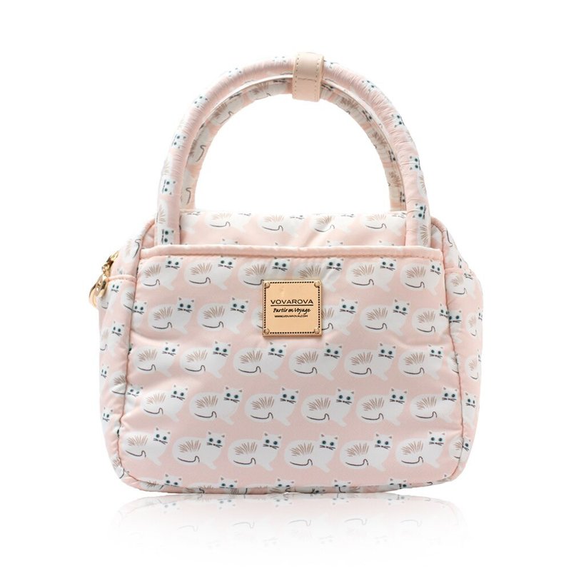 VOVAROVA -气质两用包-可爱猫咪 - 侧背包/斜挎包 - 其他人造纤维 卡其色