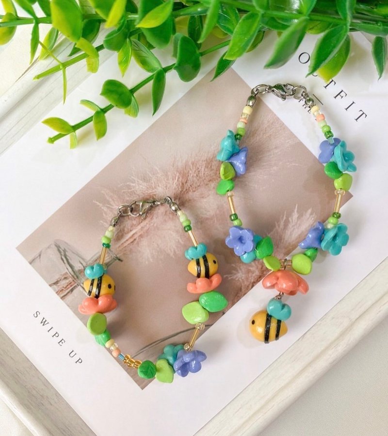 Nong Phueng 手链 准备收藏 水果手链 可爱手链 - 手链/手环 - 粘土 多色