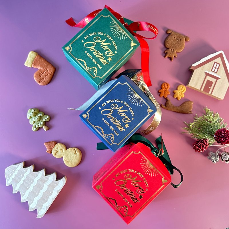 包邮圣诞饼干限定礼盒,手工制作,精美礼盒,饼干小物,严选食材 - 手工饼干 - 其他材质 