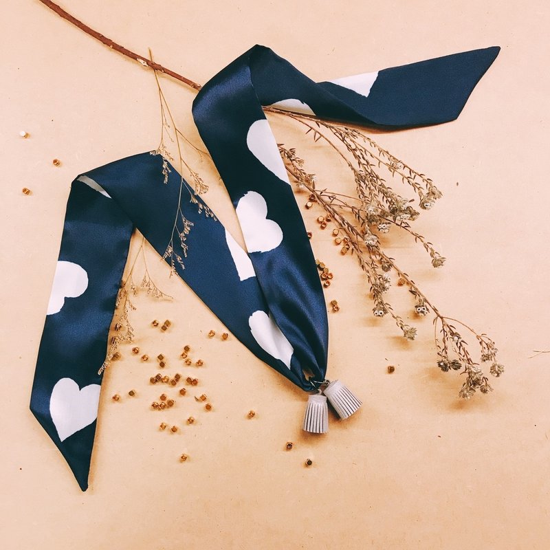 流苏项链 / 如海耀眼 ( 4色 ) - 项链 - 聚酯纤维 蓝色