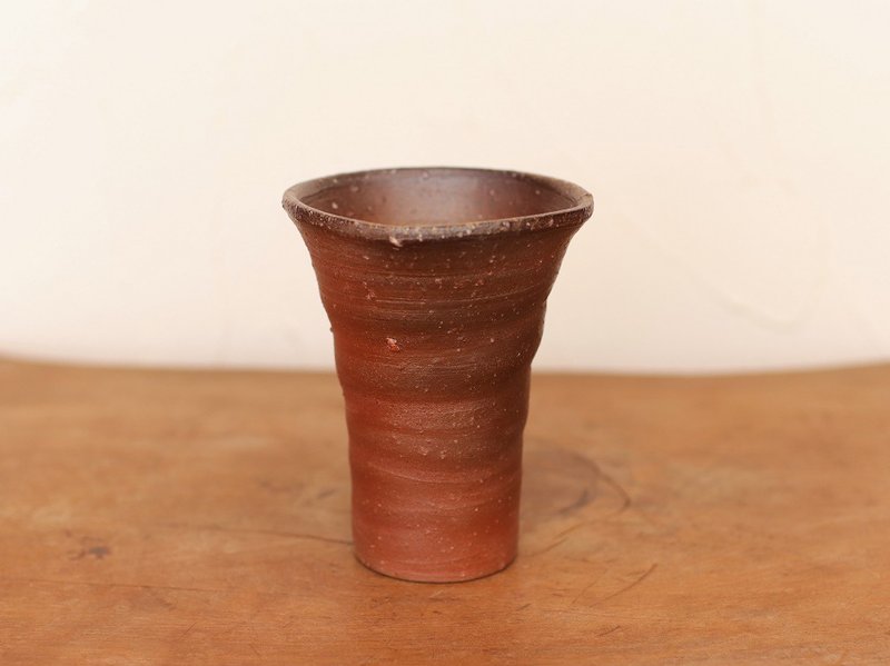Bizen Baked Sake Brewery (medium) b2-050 - 其他杯子 - 陶 咖啡色