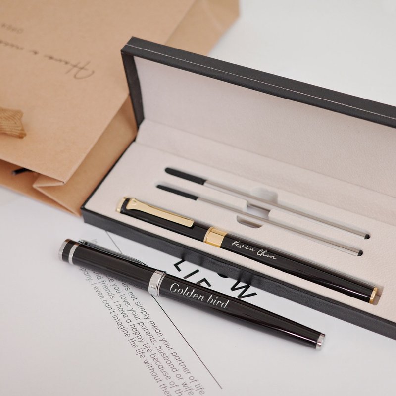 【快速出货】定制化圆珠笔 附纸袋 附礼盒 商务用 文具用品 - 圆珠笔/中性笔 - 其他金属 