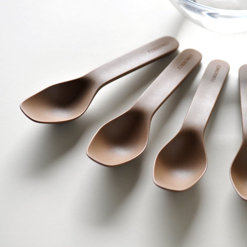 SPS儿童汤匙 X 2 - 儿童餐具/餐盘 - 塑料 咖啡色