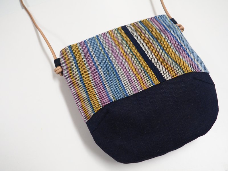 彩色织布侧背袋 - 侧背包/斜挎包 - 棉．麻 多色