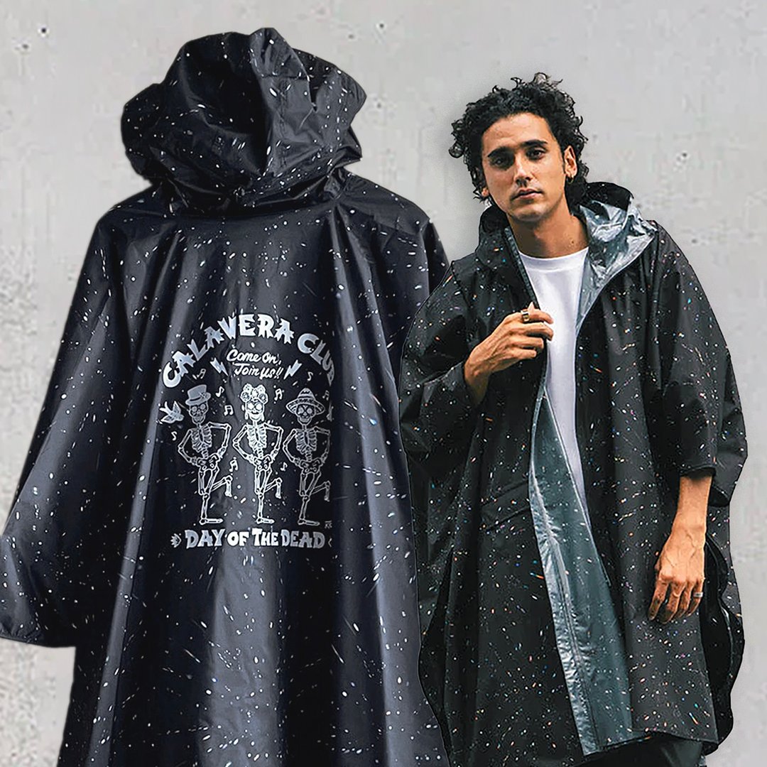 【现货热卖】KiU X Saibaba x 加藤大佑 CALAVERA CLUB 斗蓬雨衣 - 雨伞/雨衣 - 其他材质 