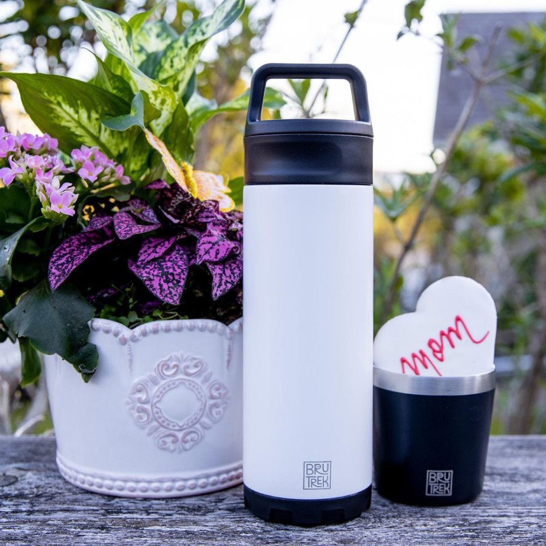 Planetary Design 双盖真空保温瓶 BruTrekker Bottle TM1318 - 咖啡壶/周边 - 不锈钢 白色