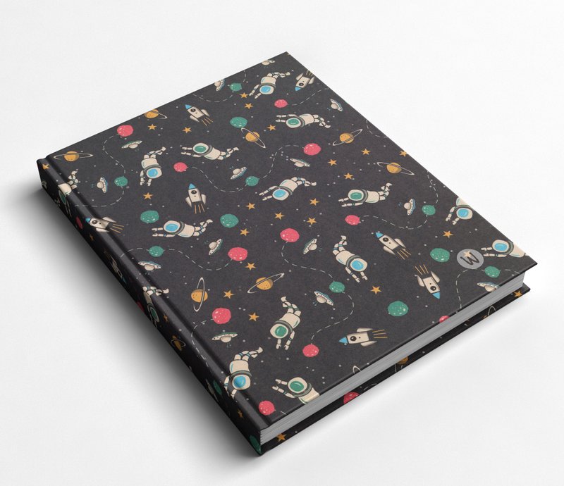 洛可可草莓 WELKIN手创 _手工书/手帐/日记本 -太空人的漂流旅行 - 笔记本/手帐 - 纸 