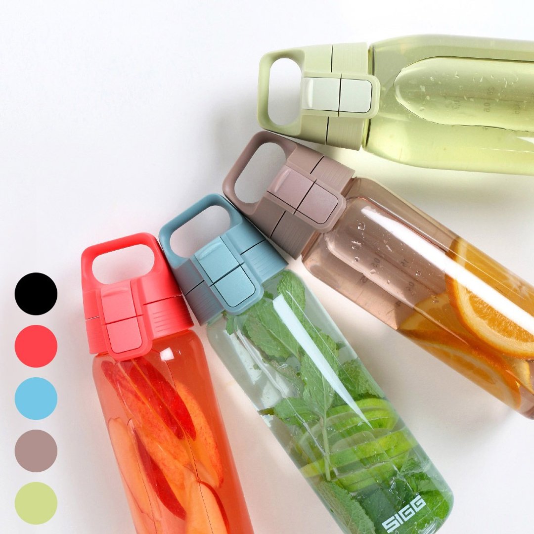 瑞士百年 SIGG 全彩 Tritan 弹盖耐冲击运动水瓶 750ml - 水瓶/水壶 - 塑料 透明