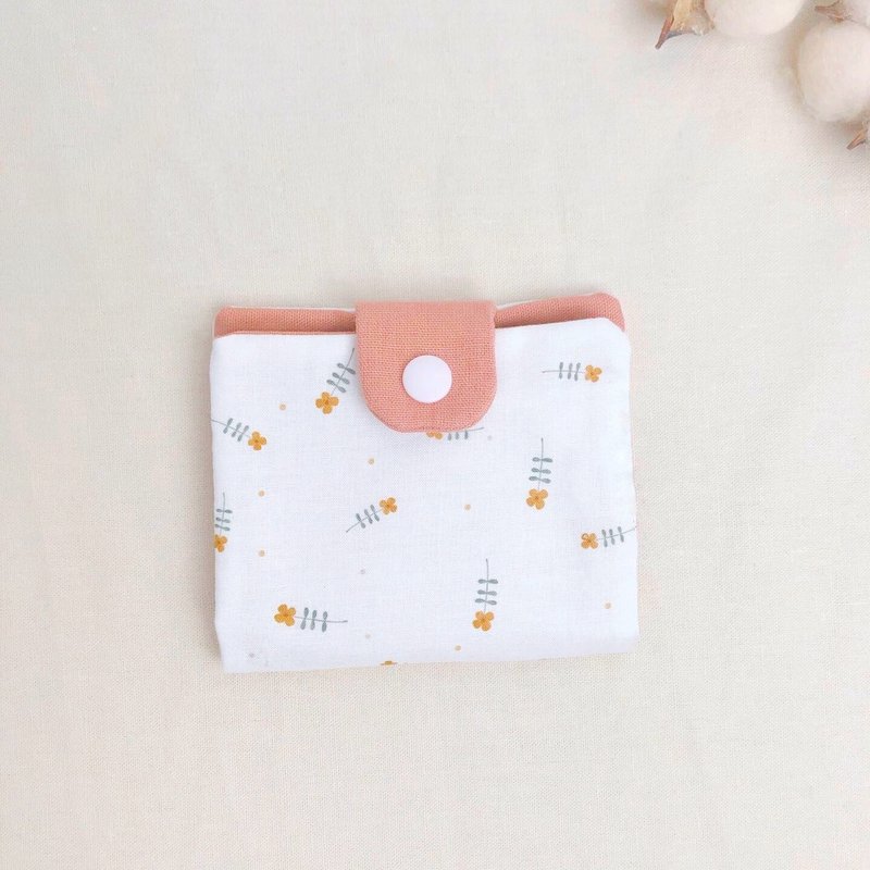 * 绵花堂手作 * 红色小花口罩袋 - 口罩 - 棉．麻 