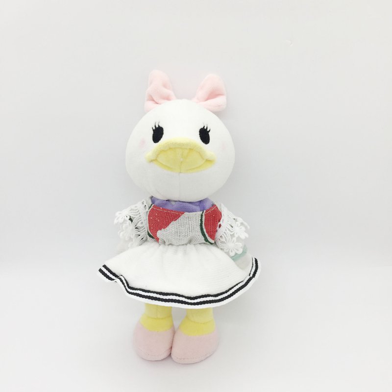 nuiMOs_17cm娃娃_手作娃衣_女装两件组 - 玩偶/公仔 - 棉 白色