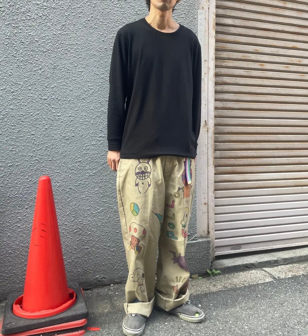 涂鸦裤 - 男士长裤 - 棉．麻 