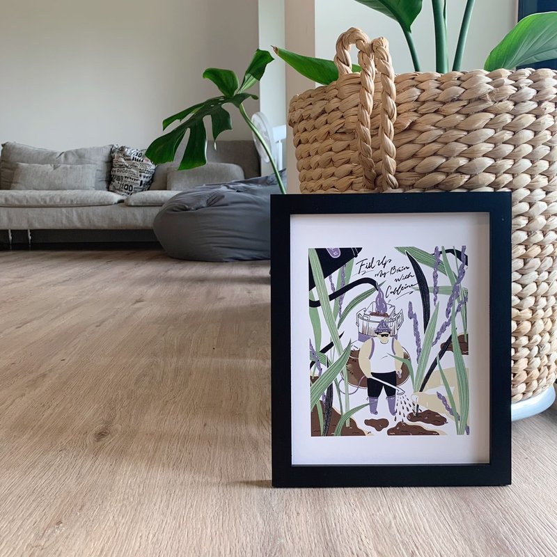 装饰挂画含框 | 灌溉后收成 - 海报/装饰画/版画 - 纸 