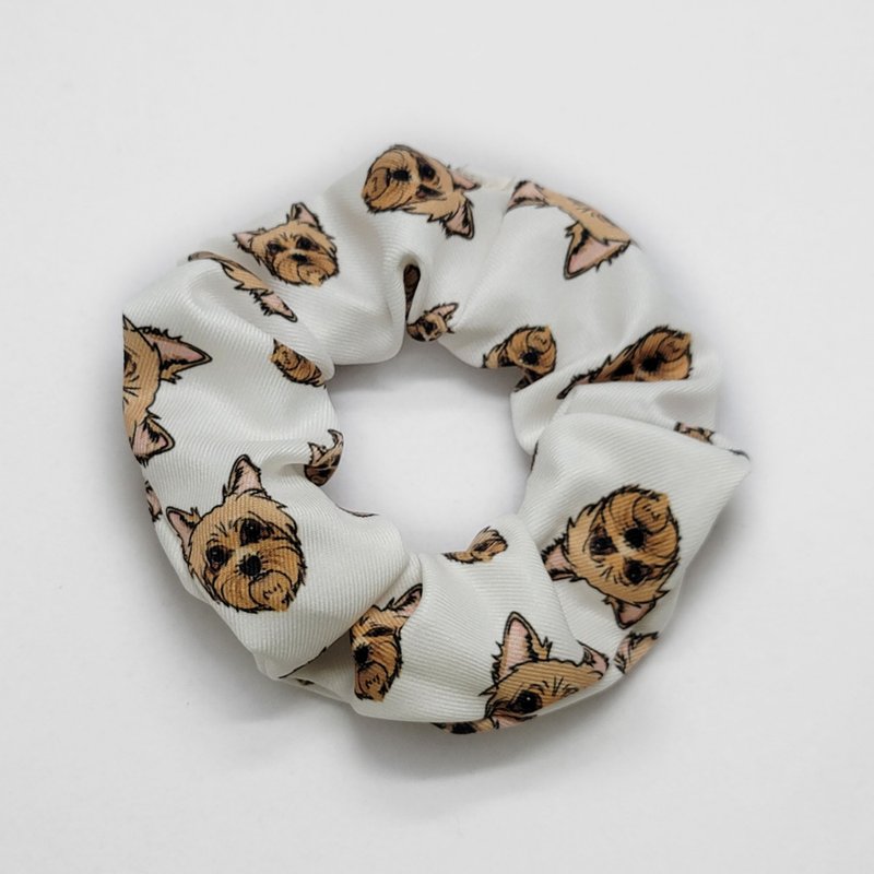 约克夏 宠物图样发圈 多宠物图样 大肠圈 发饰 发束 - 外出包 - 聚酯纤维 多色