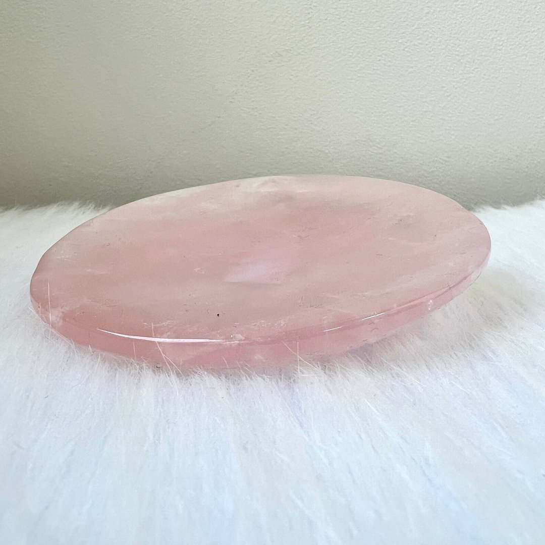 粉晶碟 | 水晶 | 水晶碟 | 水晶摆件 - 摆饰 - 水晶 粉红色