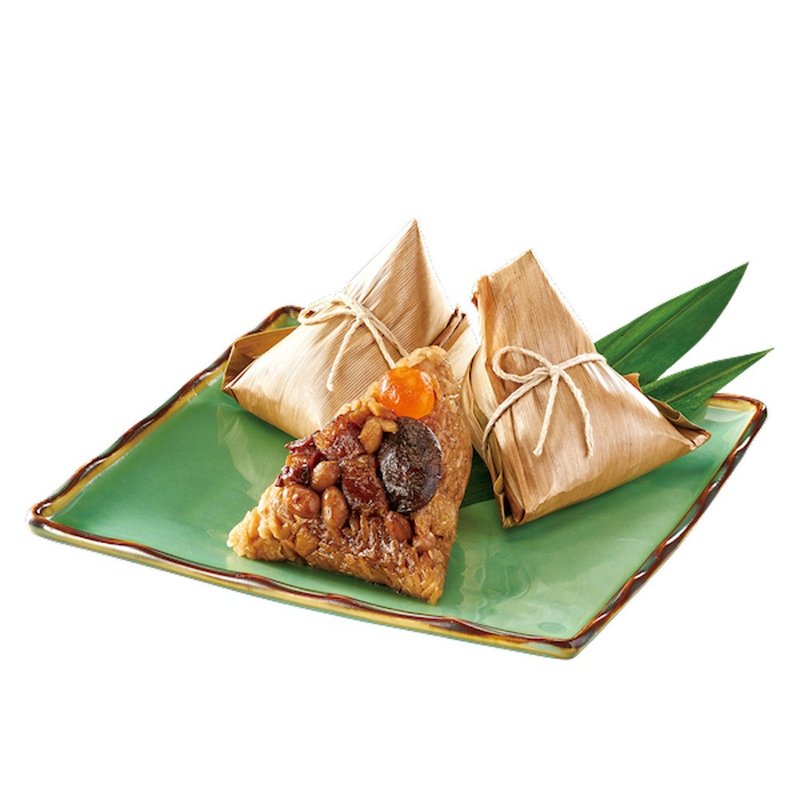 呷七碗X小王煮瓜 黑金蛋黄控肉粽5粒 - 五谷杂粮/米 - 其他材质 