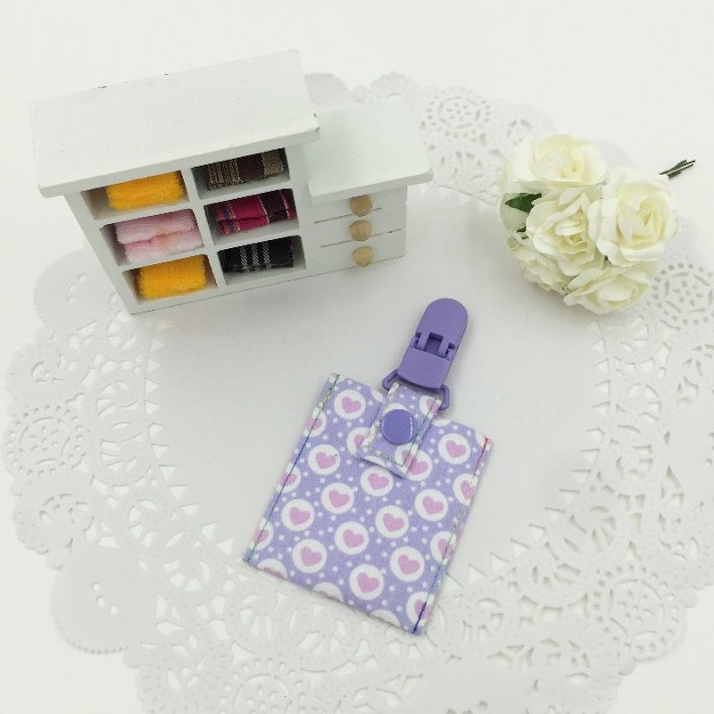 B52-手工夹式平安符袋 满月礼物 福袋 万用袋 弥月 宝宝必备 - 平安符/符袋 - 棉．麻 