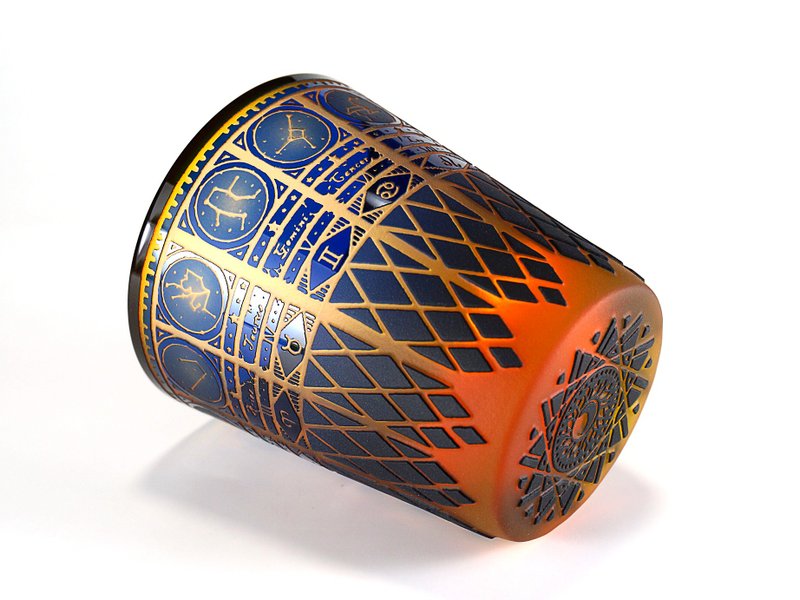 Glass of Zodiac - 玻璃杯 - 玻璃 蓝色