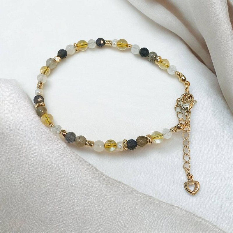 【新品】C.Lady 晶女子//预见 微光--黄水晶 × 青堇石 - 手链/手环 - 水晶 黄色