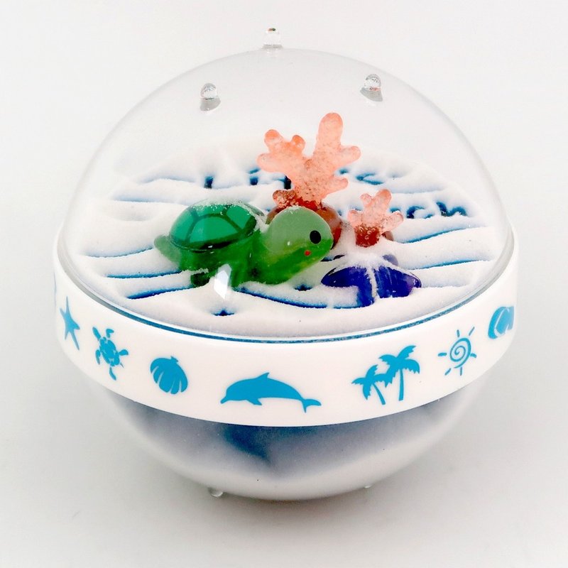 【夏日海洋】海洋想念/海潮之声/海龟/双面沙漏 - 摆饰 - 压克力 