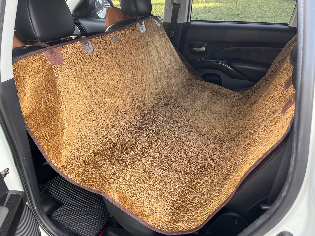 宠物专用车后垫  微光棕 外包尺寸约135X145厘米 - 床垫/笼子 - 其他人造纤维 