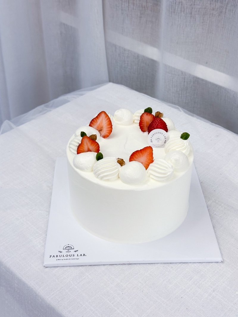 冬季限定・草莓鲜奶油挤花蛋糕・小班制教学 - 美食 - 其他材质 