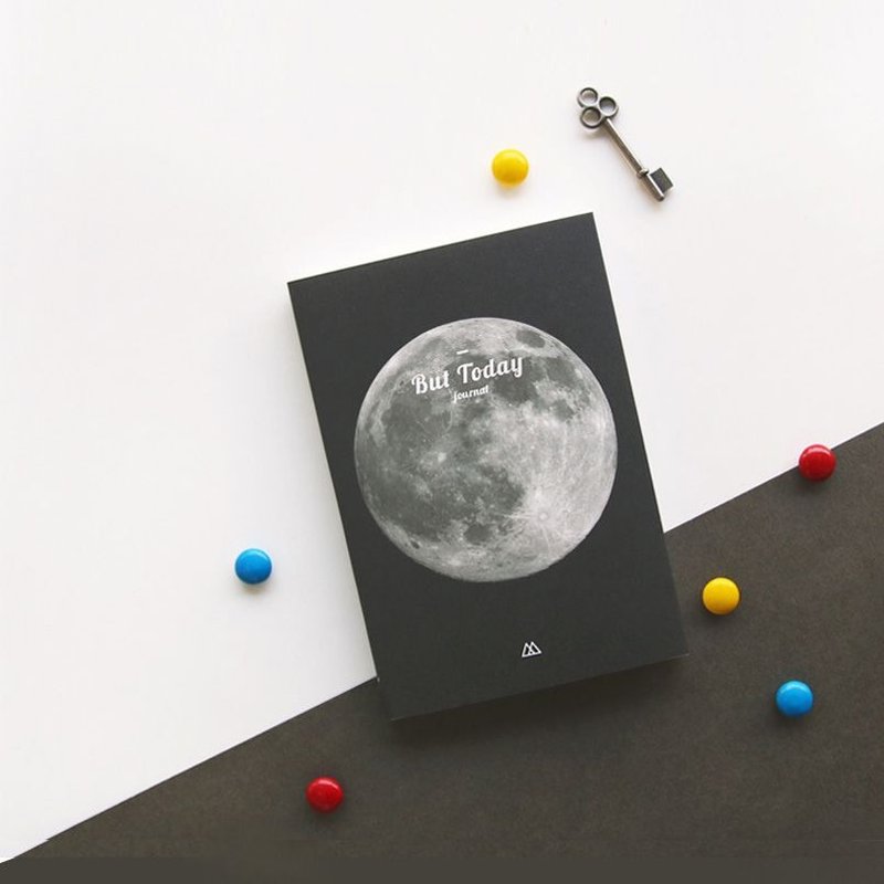敲敲-Second-Mansion-年历手帐-But today 星球年历V2(周志)-01 月球,PLD64846 - 笔记本/手帐 - 纸 黑色