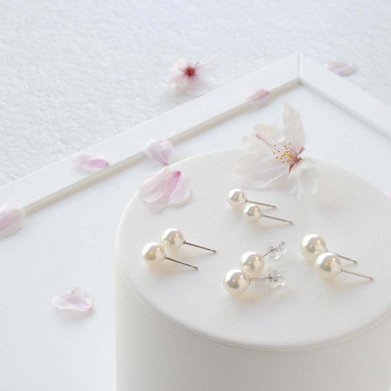 天然Akoya珍珠耳环 日本制造【Pinkoi 线下活动预约商品】 - 耳环/耳夹 - 珍珠 