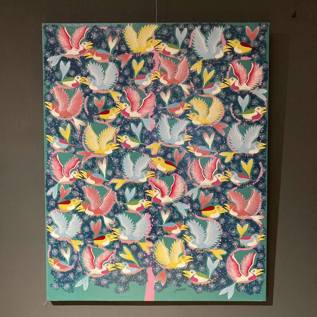 枝头群鸟/非洲TingaTinga原画作 - 海报/装饰画/版画 - 其他材质 