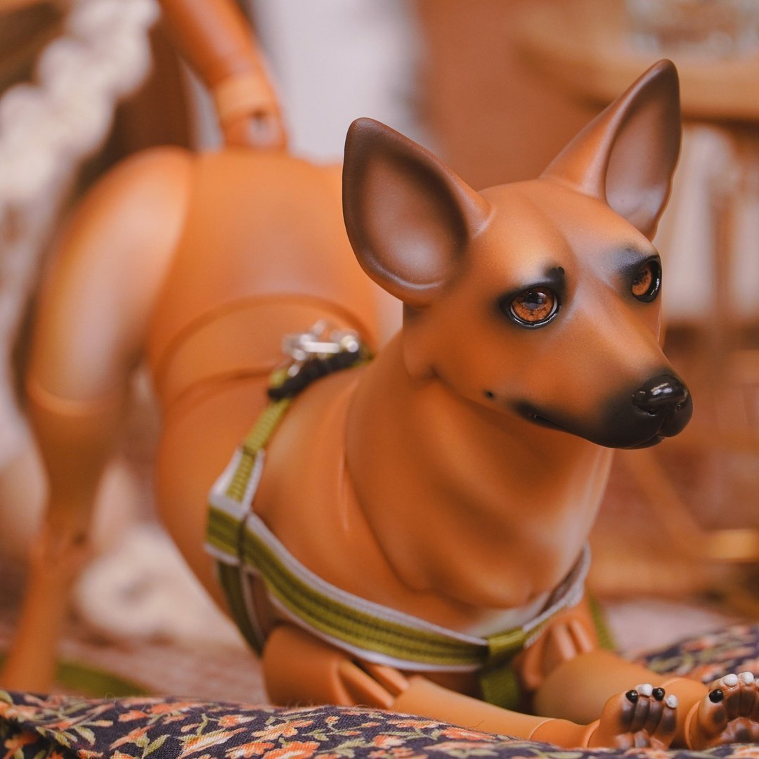 Anna-Queen / BJD Dog Bony 球体关节狗狗 - 玩偶/公仔 - 树脂 