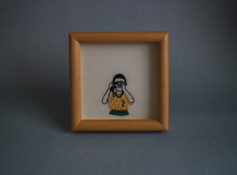 电影 一一洋洋 刺绣作品  - 海报/装饰画/版画 - 绣线 黄色