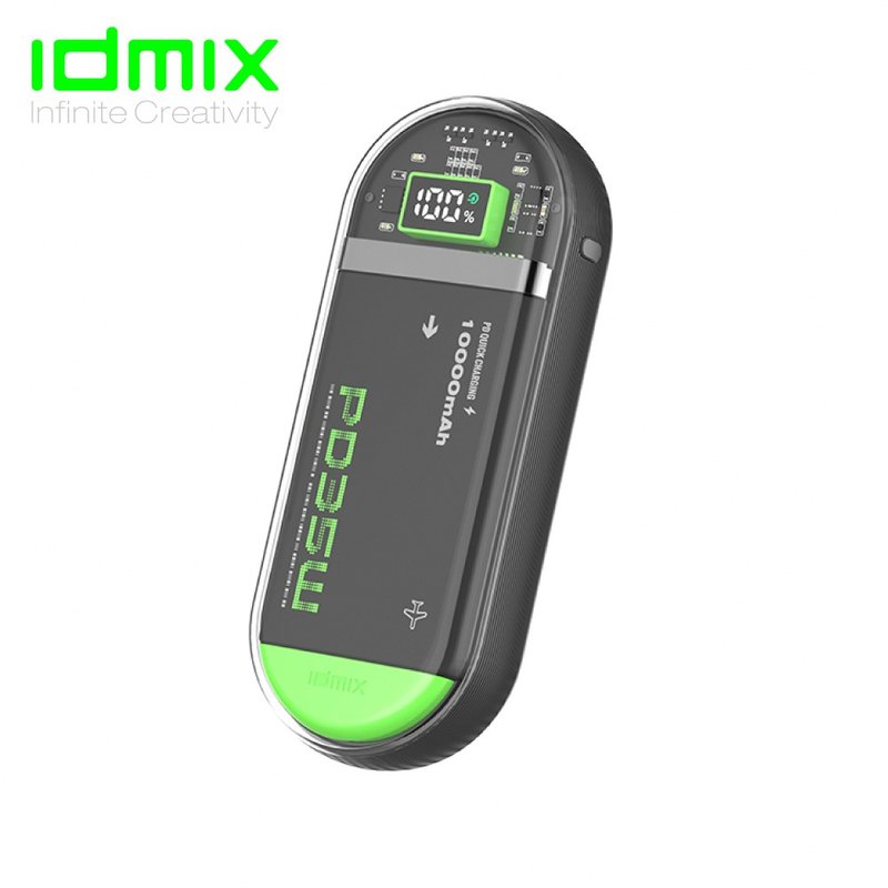 idmix 太空胶囊SE版35W 双C快充线行动电源(P15 SE)-有标示wh - 充电宝/传输线 - 塑料 绿色
