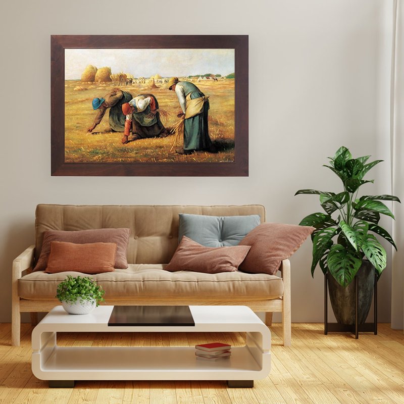【拾穗】米勒/含框/博物馆级艺术微喷/复制画 - 海报/装饰画/版画 - 纸 多色