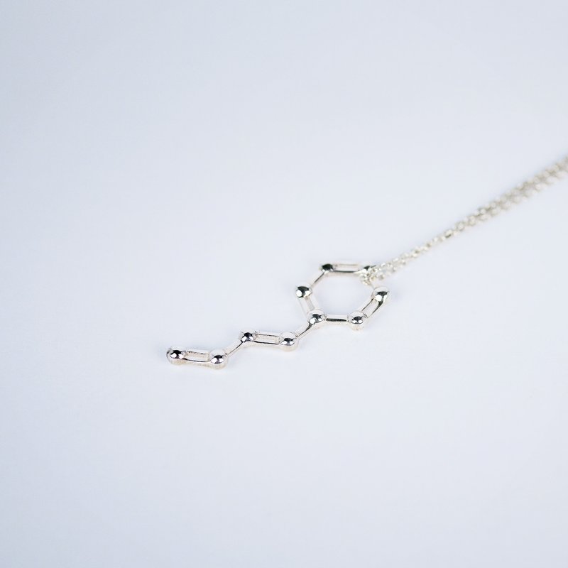 【化学之美】肉桂 纯银 项链 - 项链 - 纯银 银色