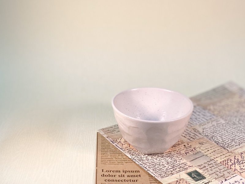 【限量烛杯定制】100ml白茶碗杯(可选精油)/情人节礼盒 - 蜡烛/烛台 - 瓷 