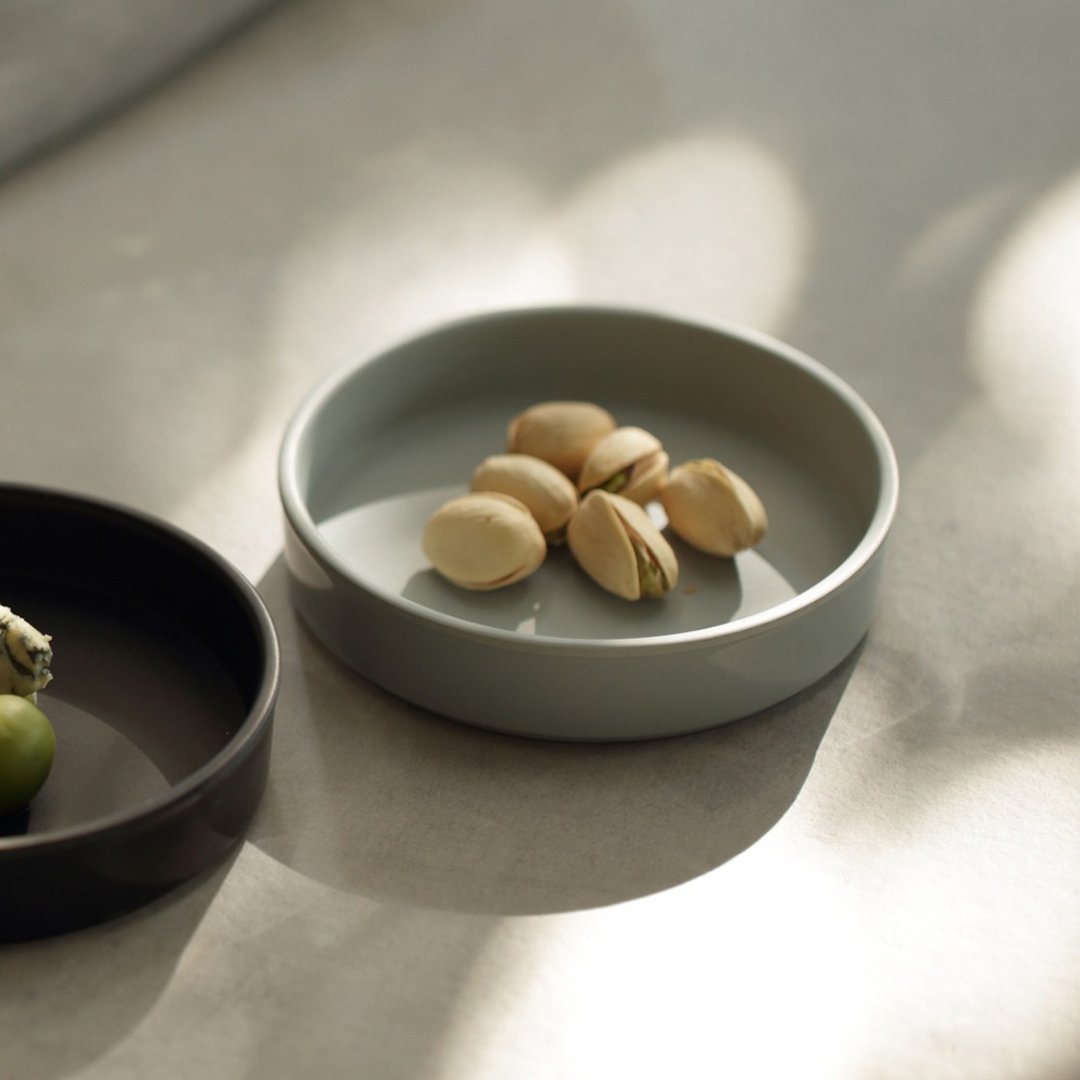 日本ideaco WAMONO 深型竹纤维餐盘-9.5cm-多色可选 - 盘子/餐盘/盘架 - 竹 多色