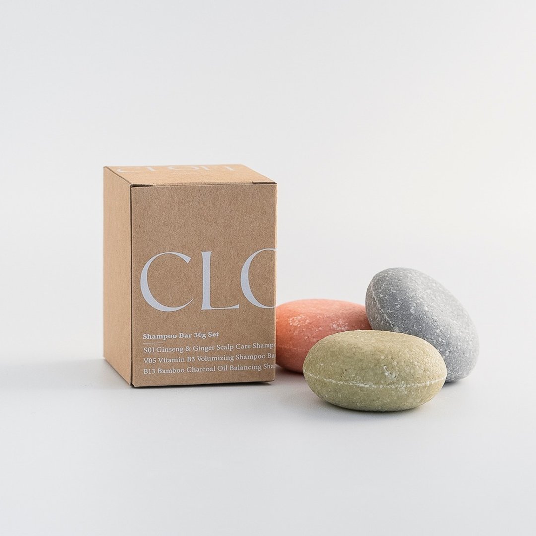 【CLOEE 洗发饼】 30g 三入组-每款各一颗 Shampoo Bar 头皮呵护 - 洗发用品 - 浓缩/萃取物 咖啡色