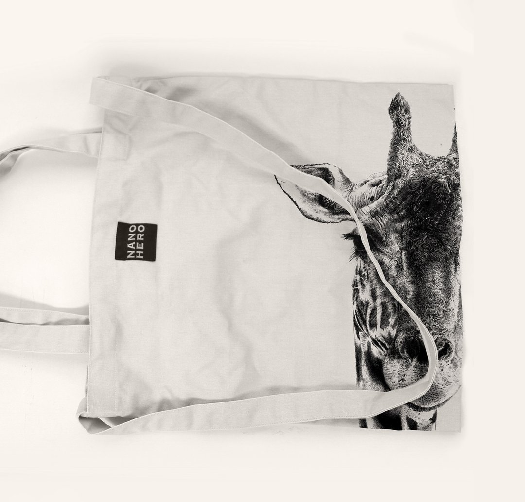 【hero-bag】长颈鹿 - 侧背包/斜挎包 - 棉 白色