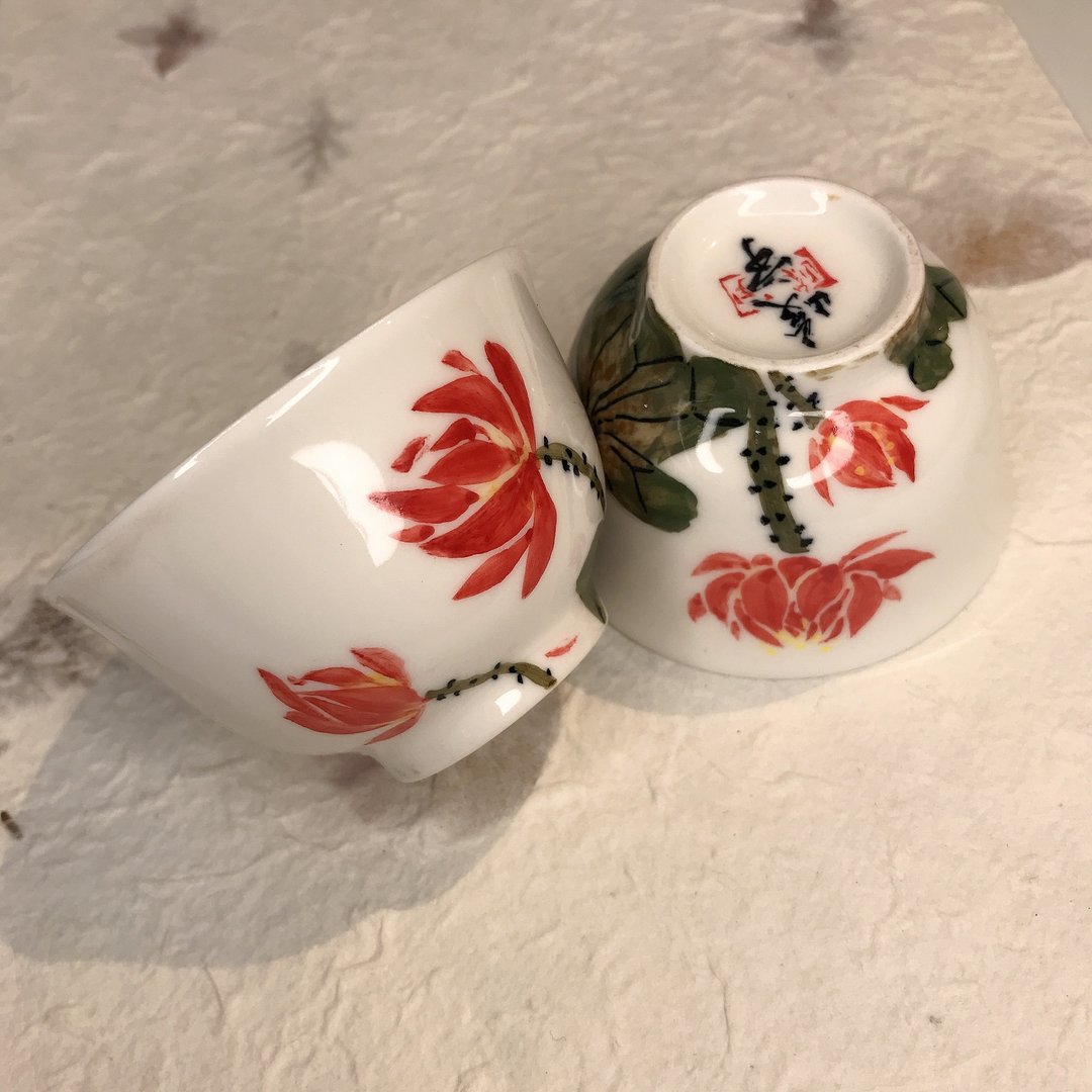 竹丝对杯|陶瓷|送礼 - 其他杯子 - 陶 