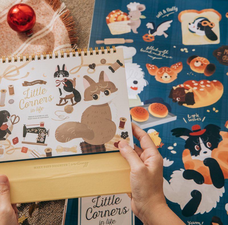 【限量】2026挂历桌历各一组合 - 年历/台历 - 纸 多色