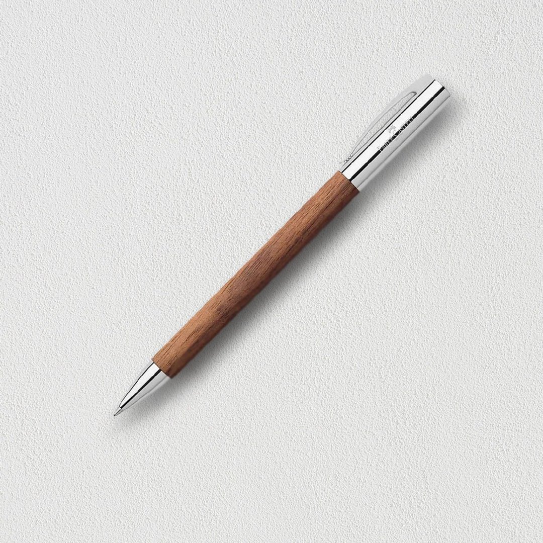 【Faber-Castell】成吉思汗AMBITION胡桃木原子笔 免费刻字 - 圆珠笔/中性笔 - 木头 咖啡色