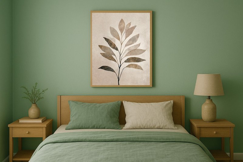 喃的鼠尾草 自然诗境系列 艺术微喷植物挂画静心卧室疗愈系装饰 - 海报/装饰画/版画 - 棉．麻 