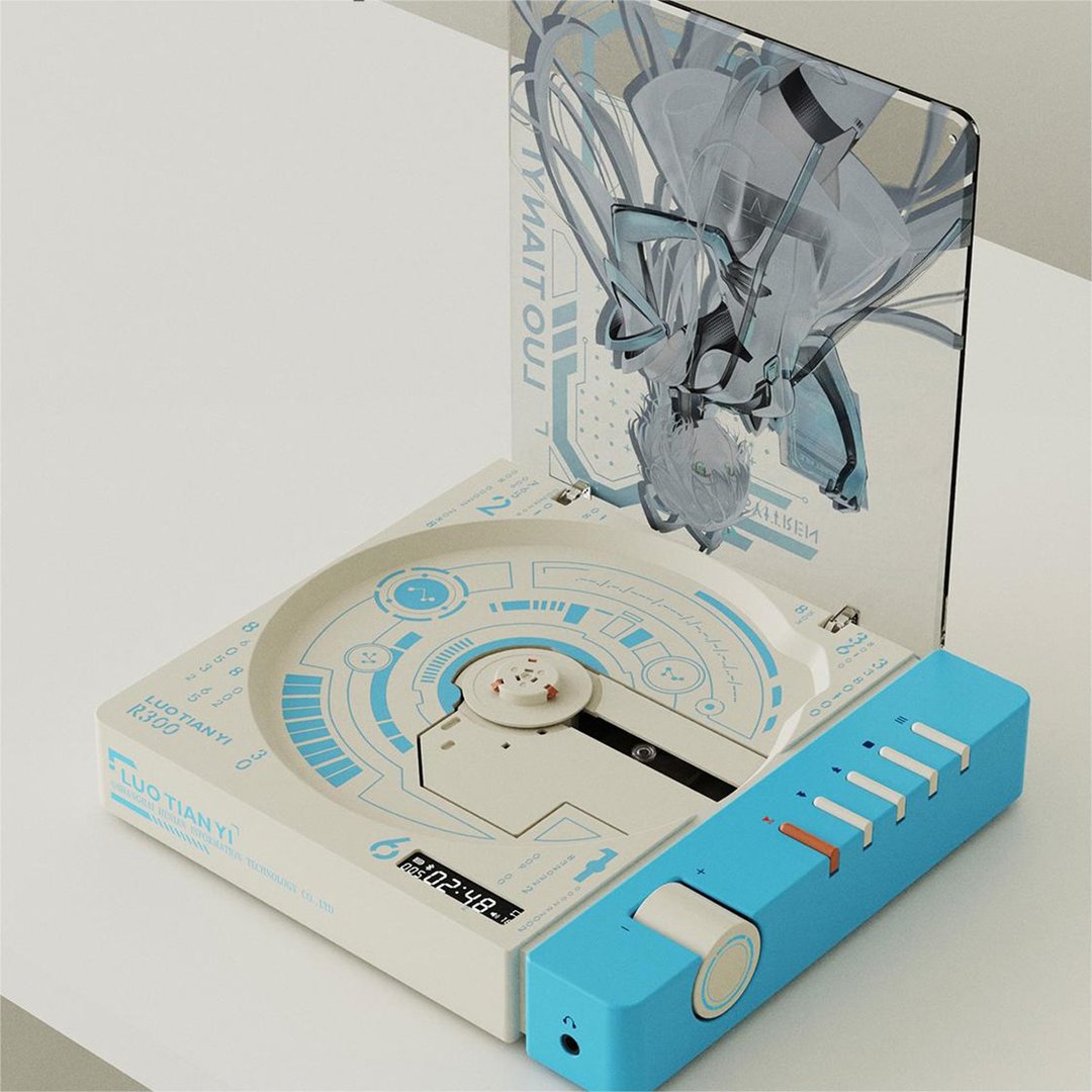 【免运】Syitren/赛塔林R300洛天依IP限定CD播放机 - 数码小物 - 纸 
