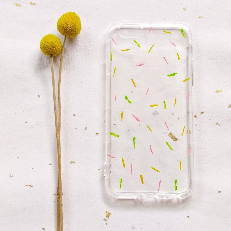 水果冰淇淋 手绘压克力手机壳 防摔空压壳 - 手机壳/手机套 - 塑料 多色