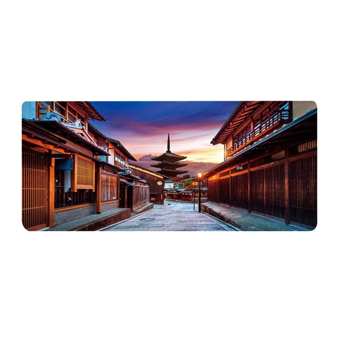 Gaming 超大鼠垫/办公室桌垫 (90x40cm) - 京都晚霞 - 鼠标垫 - 其他材质 