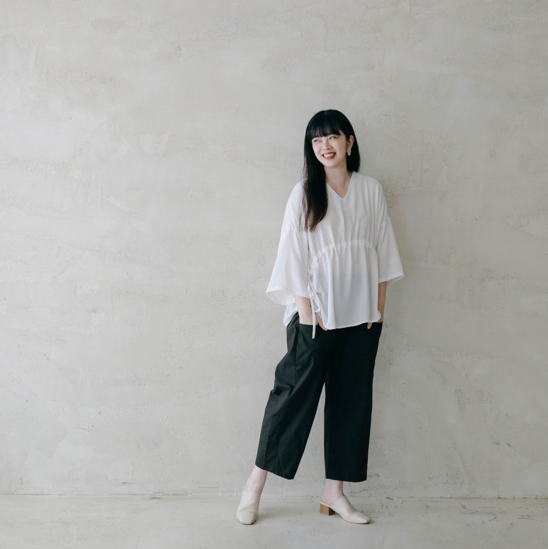 潘的墨绿色裤子 - 女装长裤 - 棉．麻 绿色