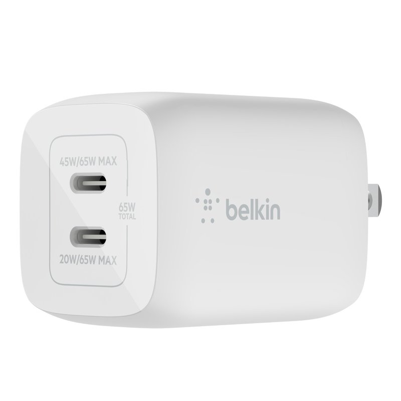 双 USB-C GaN PPS 65W 快速家用式充电器 (三脚插头英标) - 电脑配件 - 其他材质 