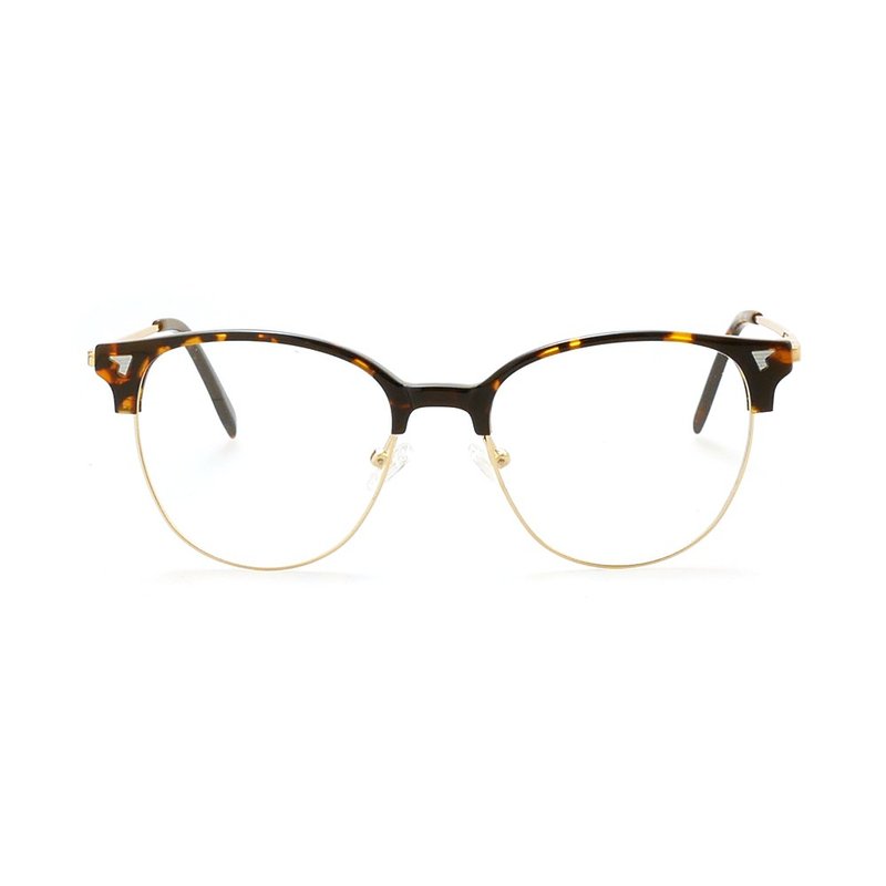 日本高端设计│眉架卯花件眼镜-玳瑁金【新款尝鲜价】 - 眼镜/眼镜框 - 不锈钢 金色