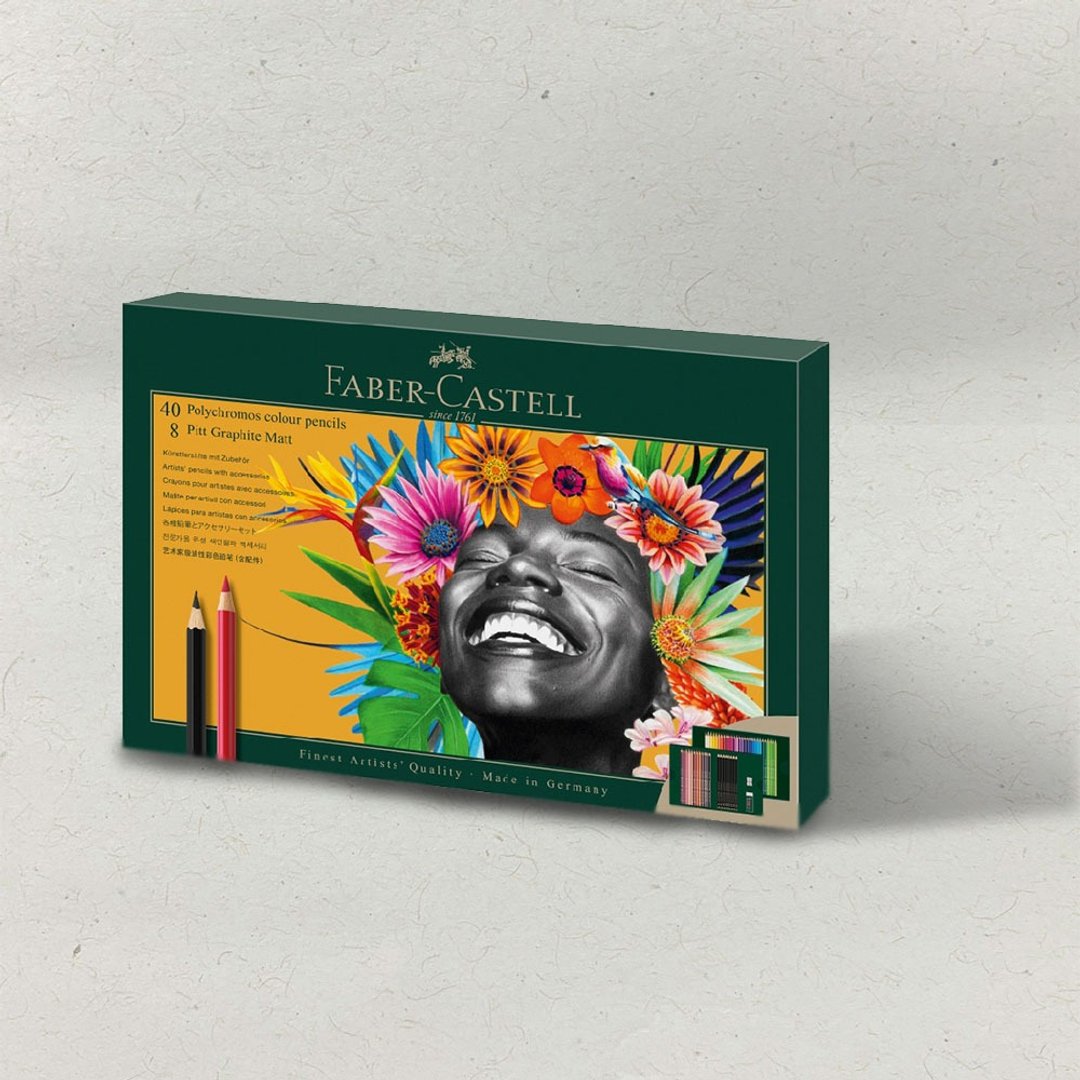 Faber-Castell 亚光 素描铅笔 及 艺术家级 油性色铅笔组-50件入 - 其他 - 其他材质 多色