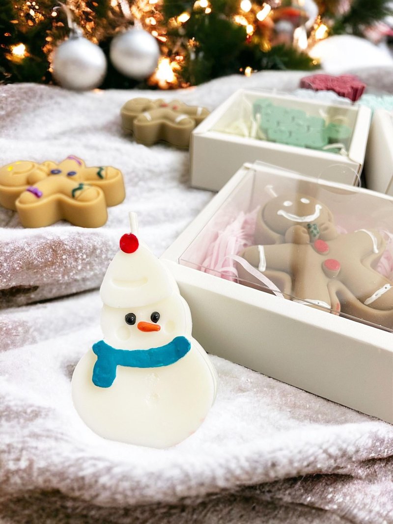 【圣诞礼物】圣诞造形蜡烛3件装 (自由组合) - 蜡烛/烛台 - 蜡 