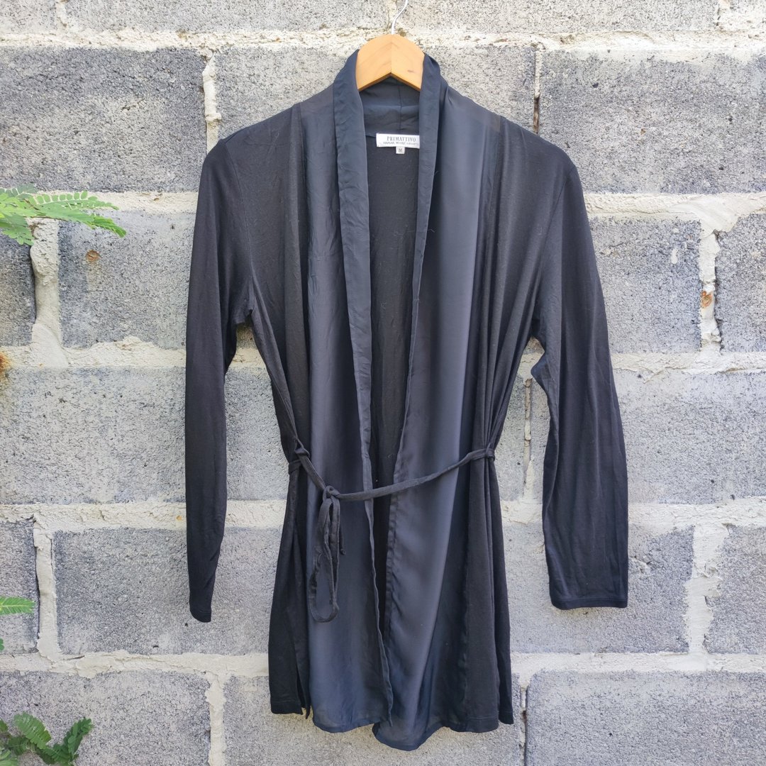 Primattivo Hanae Mori Sports 黑色长袍 - 女装休闲/机能外套 - 棉 黑色